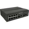 8+2G Combo Port Gigabit Unmanaged Industrial Ethernet SwitchICP DAS